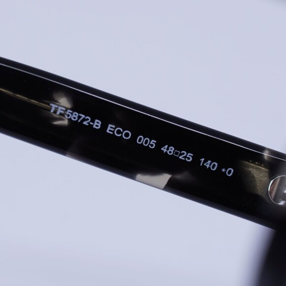 🕶️ New Tom Ford FT5872-B 005 Eyeglasses - Black Havana Frame 48mm - Picture 7 of 9